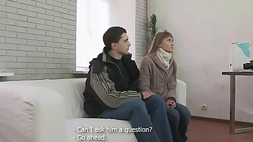 Tricky Agent - Ass-fucked Christie B with her bf downstairs teen-porn