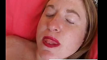 Cute chubby amateur redhead