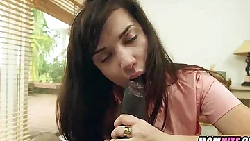 Interracial 3some with mom Barely legal