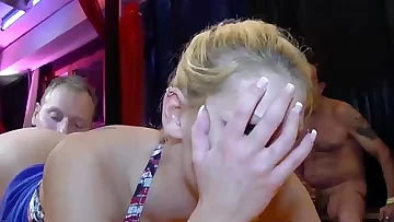 real gangbang with skinny teen