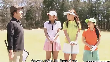 japanhdv Golf Aficionado Erika Hiramatsu Nao Yuzumiya Nana Kunimi scene3 trailer