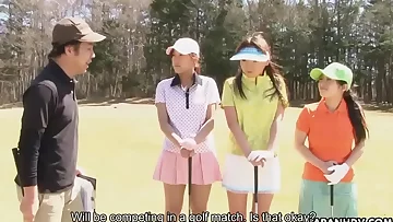 Asian golf game turns into a toy sesh