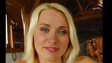 All Inner Blue witnessed blonde Nora's shy but she has a hungry cunny