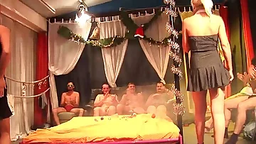 extreme german gangbang fuck orgy