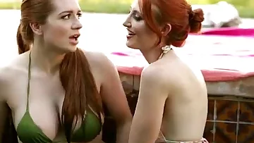 Redhead lesbians at Mommy's Girls