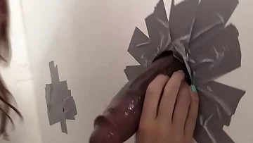 Ginger-haired gloryhole creamed