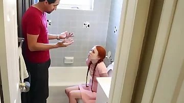 Puny redheaded teenie