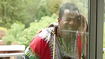 Interracial masseur blow