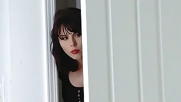 Hot screw lesson with stepmom Amber and girlfriend Blair