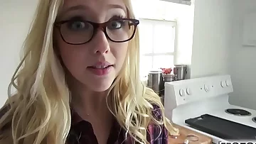 Ash-blonde Amateur Spied on by Webcam vid starring Samantha Rone - Mofos.com