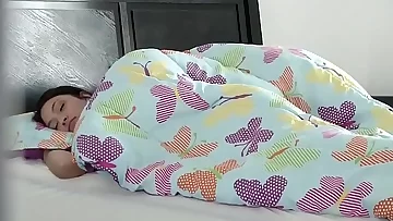 Stepdad and his sleepover surprise for stepdaughter