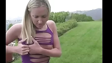 Buxom towheaded Angel Long Discovers BBC Anal