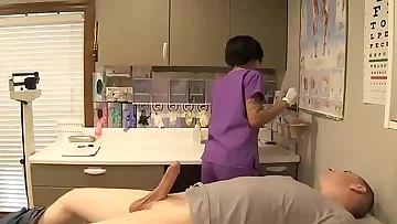 teen-Sexy nurse jism extraction
