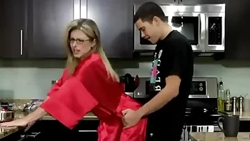 Cory Chase in Molten Step-mother Takes STep Sons XXL Cock