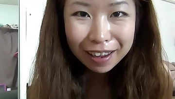 Chinese teen touching muff