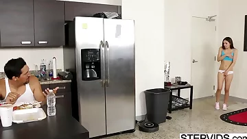 Lucy Doll seducing her step-dad