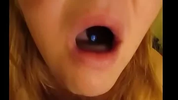 Sluty BBW Deepthroat Step Son Dick & Swallow All His Cum