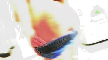 4on1 Welcome to Porn with Monica Brown 1st time Balls Deep Anal & Double penetration