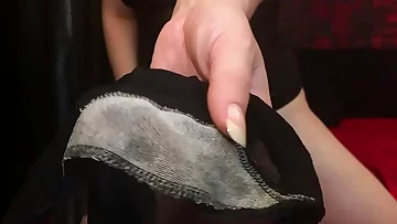 Pantyhose Fetish with Vagina Juices&period; Mistress Hotwife Venus&period;