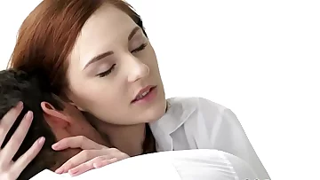 Redheaded slut has anal