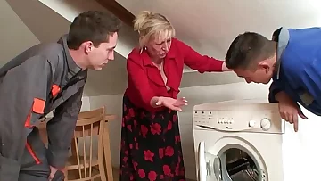 Granny offers her old puss
