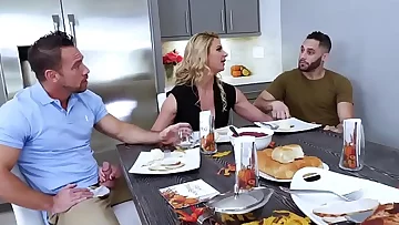 Stepmother takes on stepson's cock