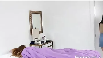 StepBrother and StepSister Sneak Smash Next to stepMOM