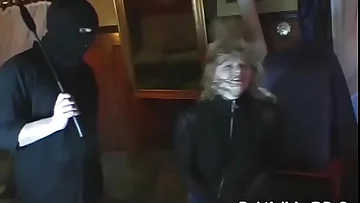 Hot action with pudgy fuckslut who gets into her female-dominator outfit