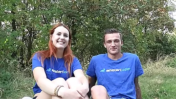 CZECH AMATEUR GINGER CHARLI Crimson