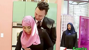 FamilyStroke - Arab Stepdaughter Got Stepbro's Cock