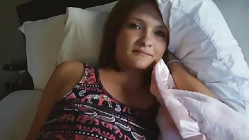 Teen inexperienced point of view creampie