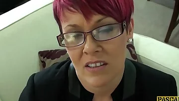 PASCALSSUBSLUTS - Spicy redhead Bree Branning roughly fucked