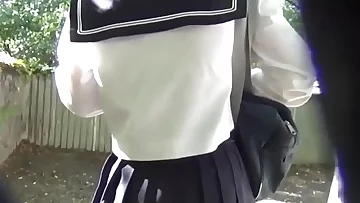 Japanese teen ass spermed