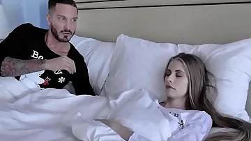 Stepteen gets fucked by santa stepdad