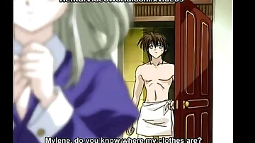 Hentai blonde housemaid in bed