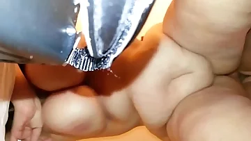 XXL swinging tits..bbw wife fucked..view from below compilation