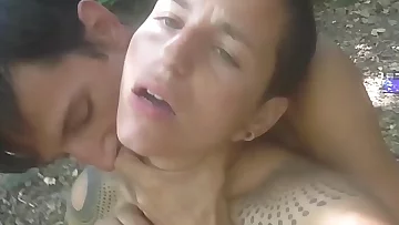 Awesome Acrobatic Sex Outdoors