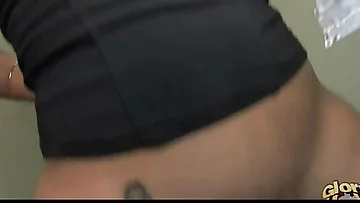 Interracial gloryhole cock sucking 25