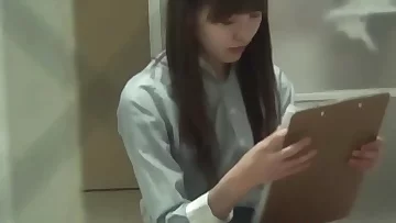 Japanese teenie toying