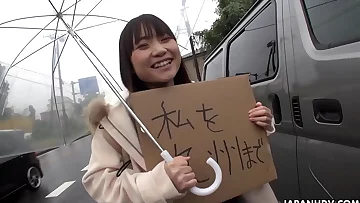 Asian &comma; Mikoto Mochida is sucking a stranger's cock&comma; uncensored