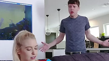 Horny stepsis assfucked by her stepbro