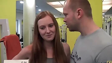 HUNT4K&period; Light intake turns into spunky sex with redheaded chicks