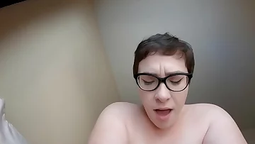 Interracial  POV Internal cumshot