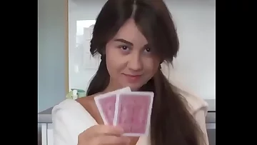 Card game that ends badly for the hotwife