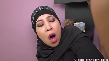 Scorching muslim babe gets fucked hard