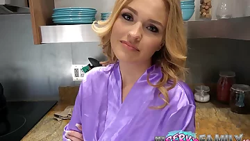 StepSon Gropes Lonely MILF's Big Tits