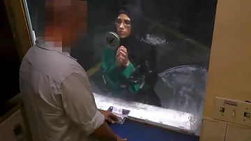 ARABS EXPOSED - Gorgeous Muslim Refugee Needed A Helping Hand&comma; Got Manmeat Instead