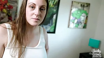 Step Mom Solves My Erection With Her Hefty Tits - Melanie Hicks