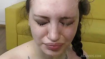 New girl Kamilla Kavalli assfucked hard by black guy &lpar;with piss&rpar; MS121