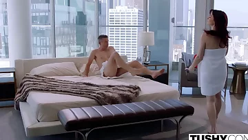 TUSHY Anal-curious redhead Jessica spices up her marriage